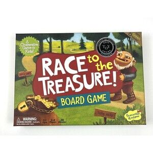Race to The Treasure - Peaceable Kingdom Award Winning Cooperative Game - NEW